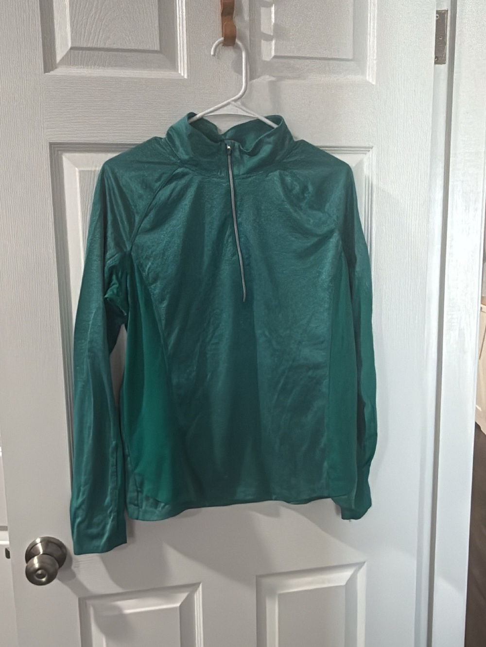 Danskin Teal Half-Zip Active Jacket